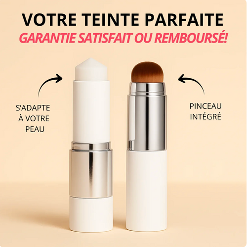 Fond de teint 2-en-1 avec pinceau intégré